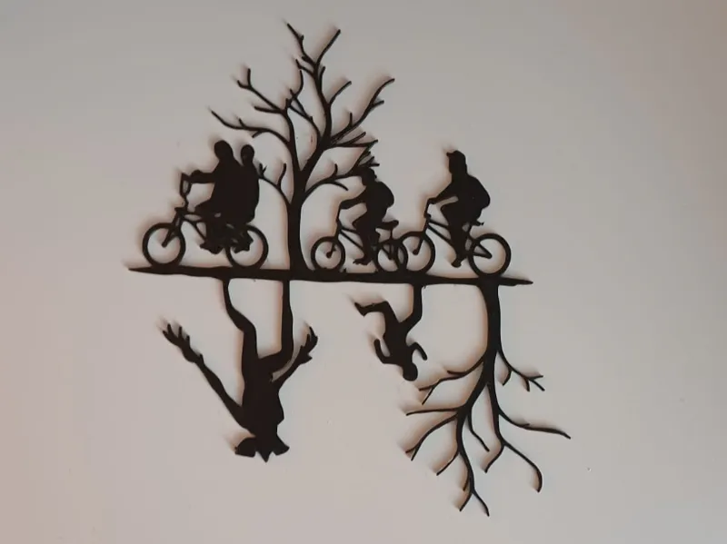 Upside Down Stranger Things Wallart