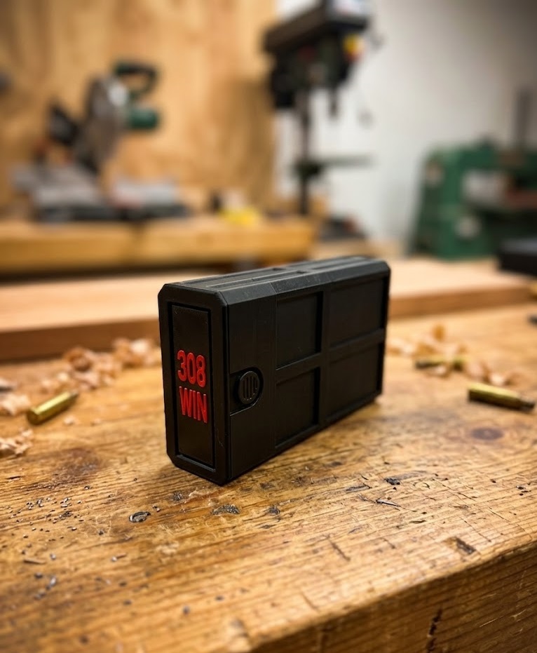 Miniatura 2 do modelo 3D Stackable Ammo Box - 308 WIN- 20RD