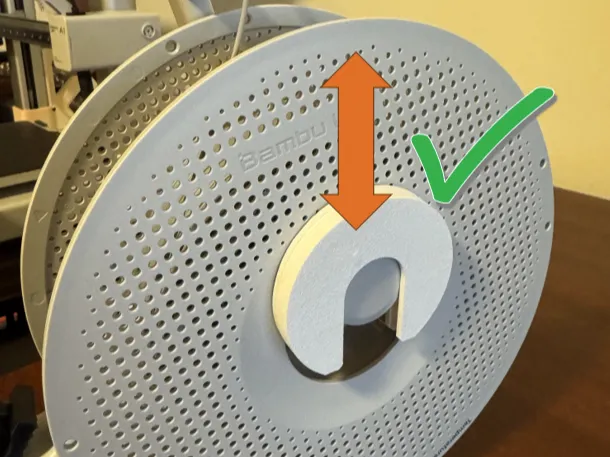 A1 spool adapter - (old glue together version)
