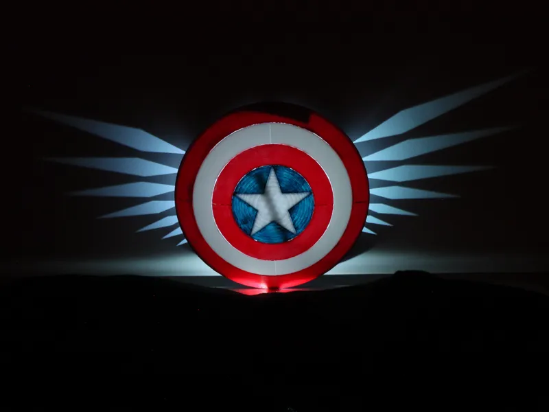 Captain America Shield Backlight