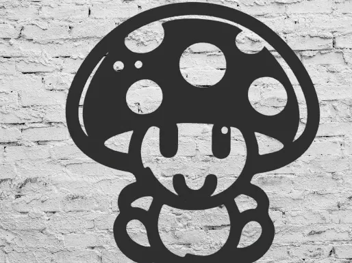 2D art: Cute Mushroom Man 