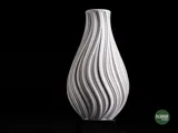Odemira Vase with Sculptural Flowing Patterns