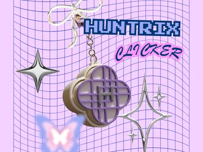 Huntrix - Kpop Demon Hunters Clicker Keychain
