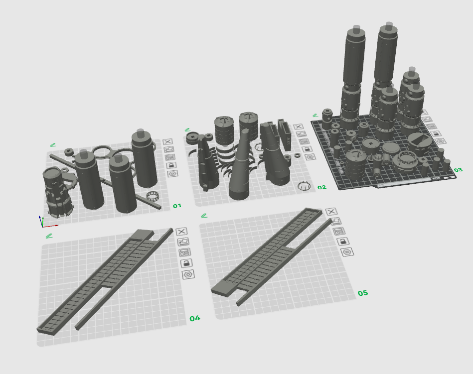 Miniatura 2 do modelo 3D 复刻电影《挽救计划》-挽救之星号-Hail Mary | 飞船本体
