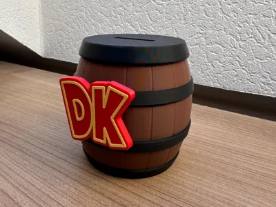 Donkey Kong Barrel Piggy Bank