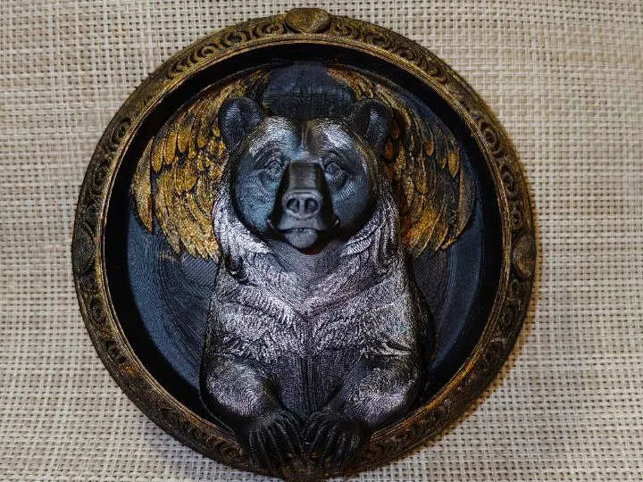 Spirit bear wall decor / fridge magnet