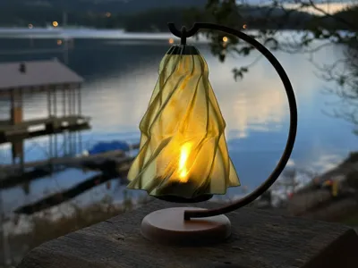 Cozy Evening Christmas Tealight Lamp (Free)
