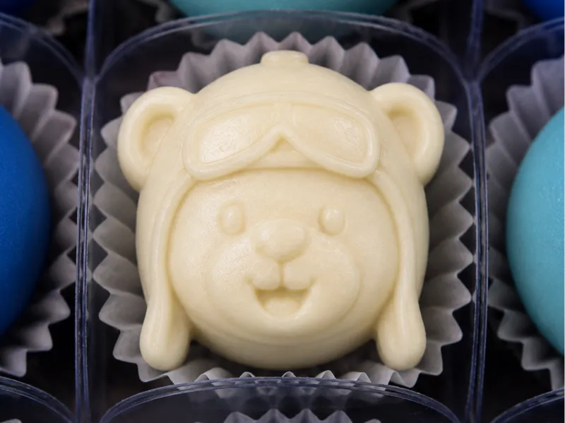 Ejetor de docinhos urso aviador
