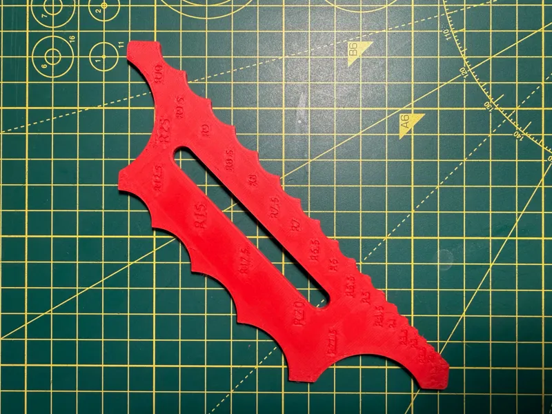 Misuratore raggi raccordi - Rad Gauge