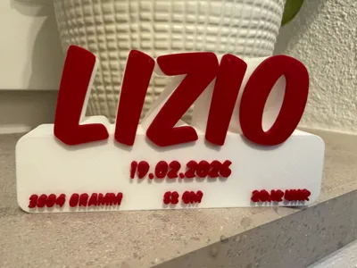 LIZIO birthsign birth gift