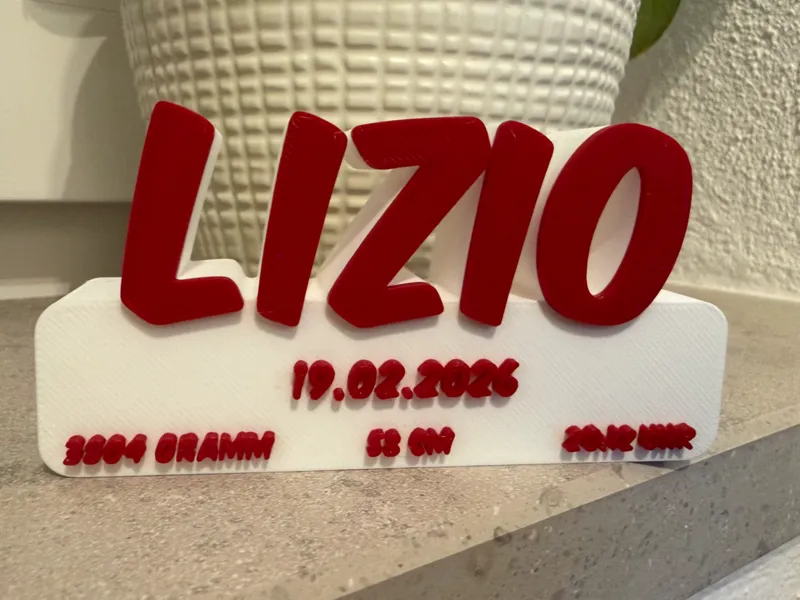 LIZIO birthsign Geburtsgeschenk