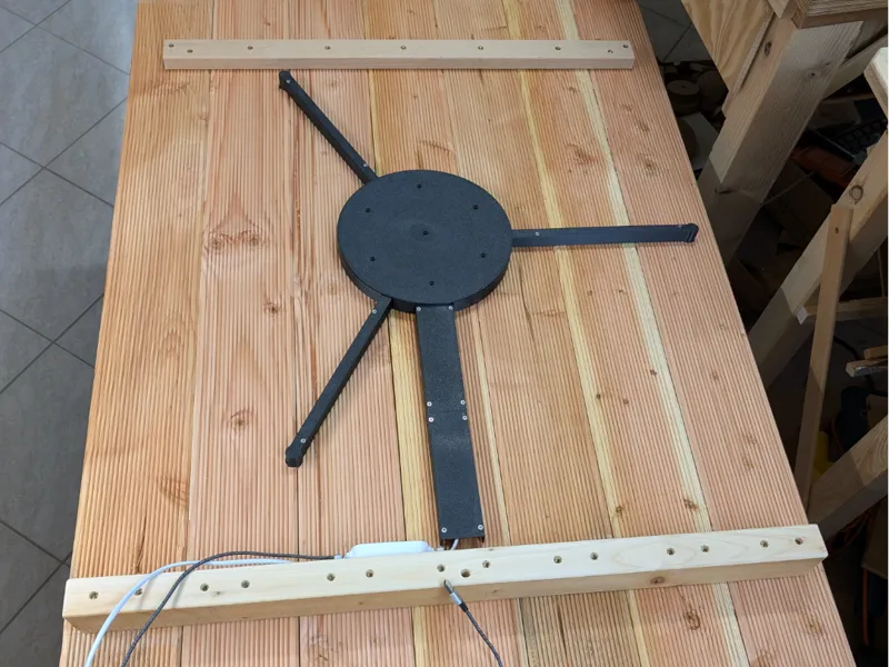 Rückwand Kabelkanal für OMMO Autodarts System