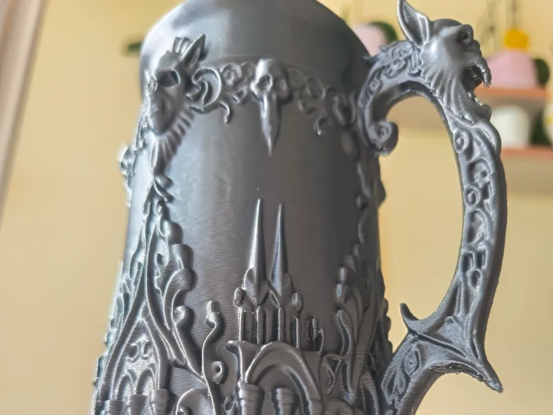 Skull mug holder