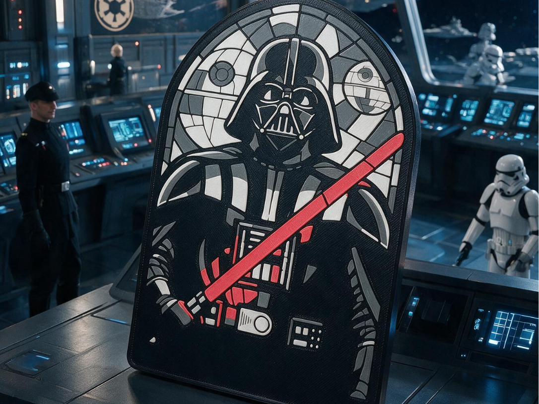 Darth Vader Stained Glass