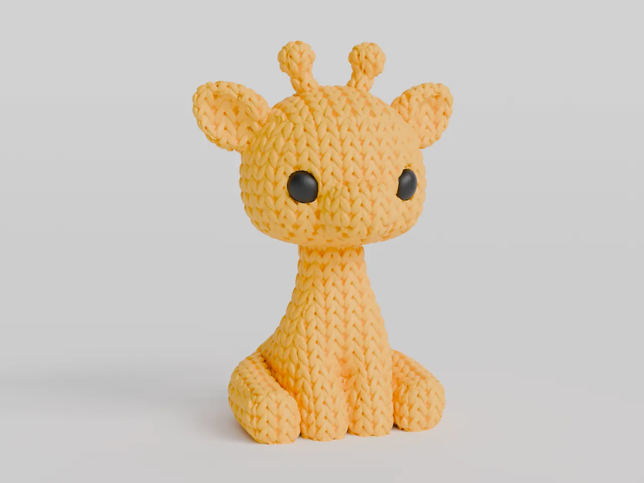 Knitted Giraffe view 4