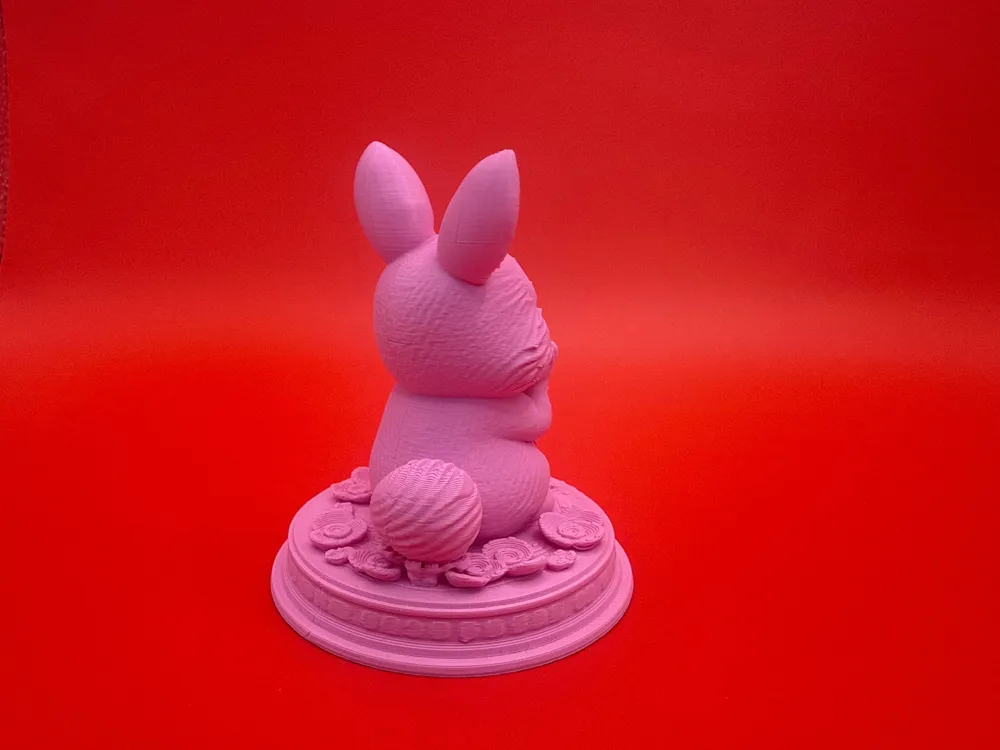 Rabbit with heart eyes - Free 3D Print Model - MakerWorld