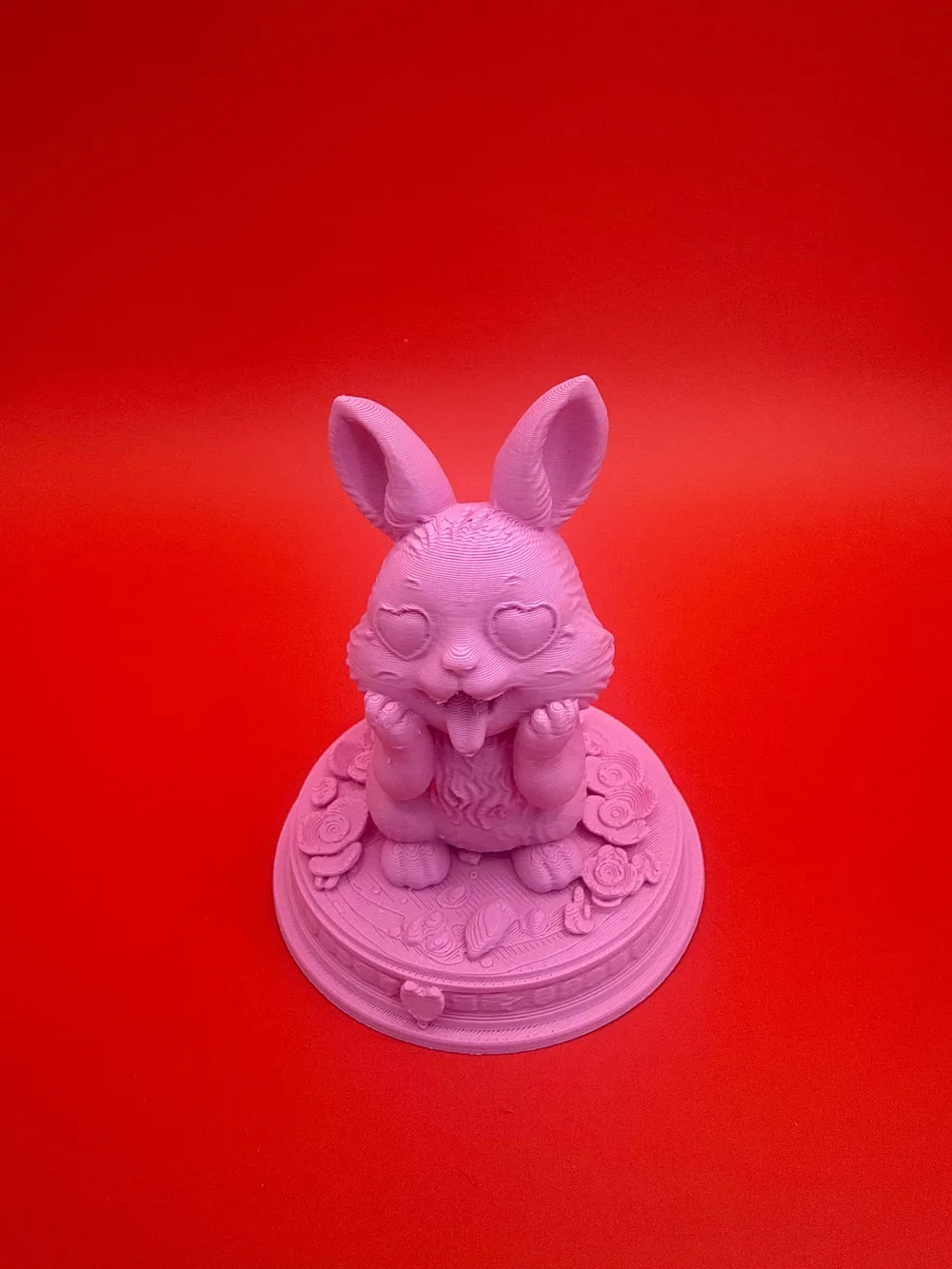 Rabbit with heart eyes - Free 3D Print Model - MakerWorld