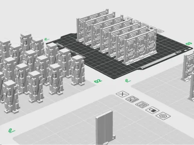 Walls and Scenery for ZC Invader
