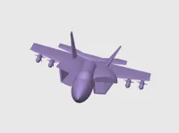 Maquette avion de chasse F-22 Raptor — photo 1