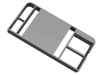 camper fridge cover grid