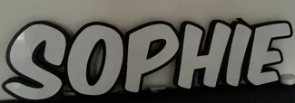 Leuchtschrift Sophie