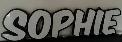 Illuminated letters Sophie
