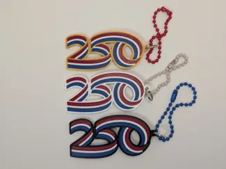 America 250th Anniversary Keychain