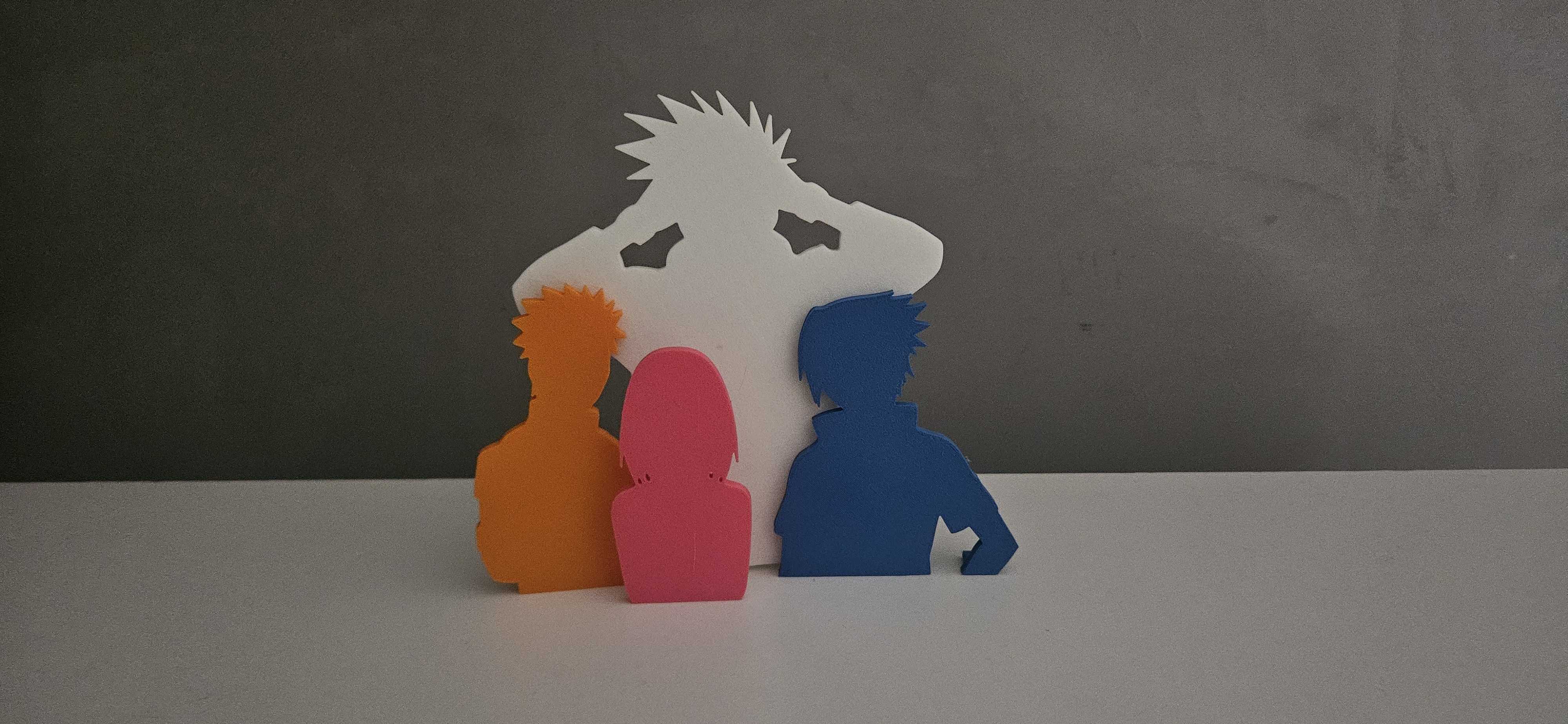 Miniatura 2 do modelo 3D Team 7 Naruto