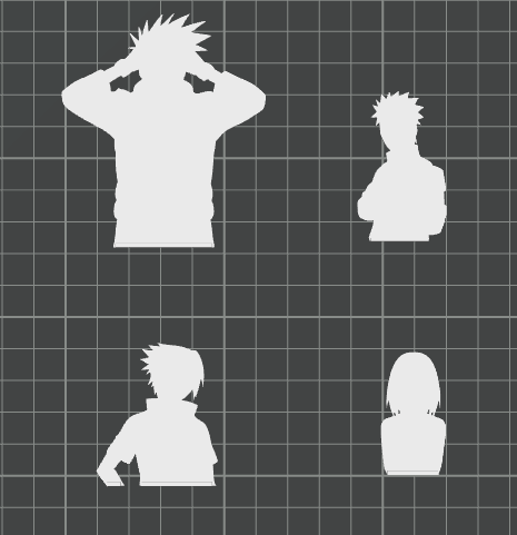 Miniatura 5 do modelo 3D Team 7 Naruto