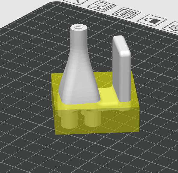 Miniatura 3 do modelo 3D 拓竹进料口，AMS分流器 四进一出