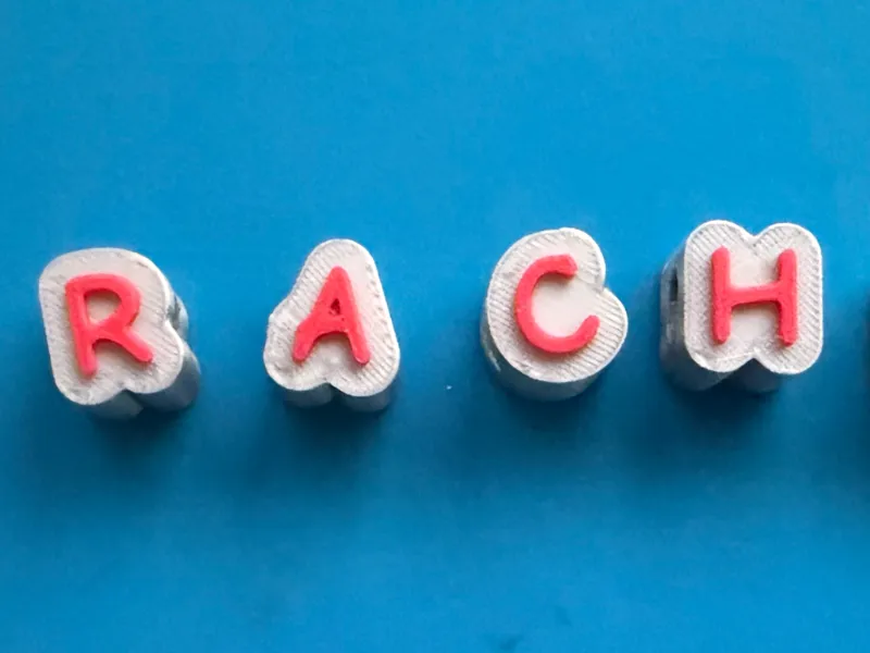 Lettere per bracciali Pandora