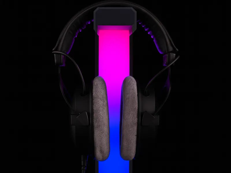 RGB Headphone Stand