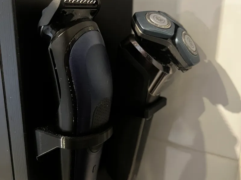 Halter für Rasierer und Trimmer - Wandbefestigung