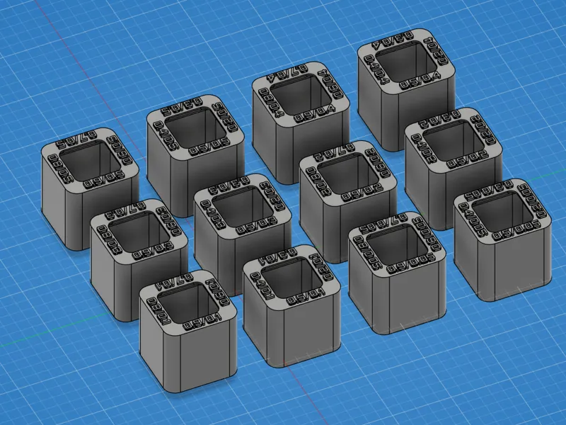 Fuzzy Skin Sample Blocks
