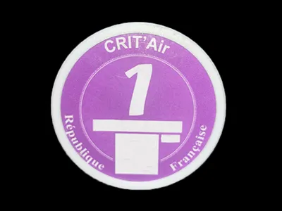 Support for Crit'Air Sticker