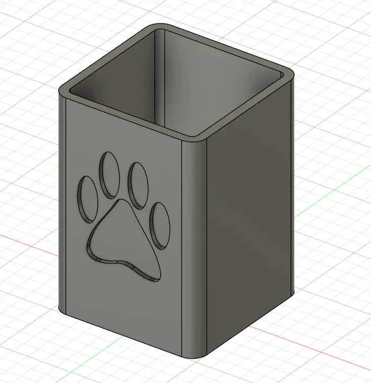 Dog footprint organizer