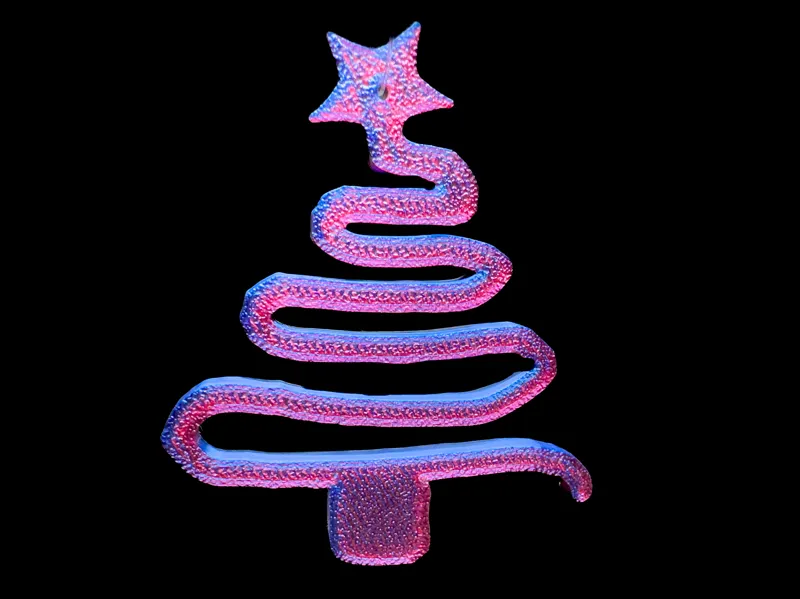 Curvy Christmas Tree Ornament