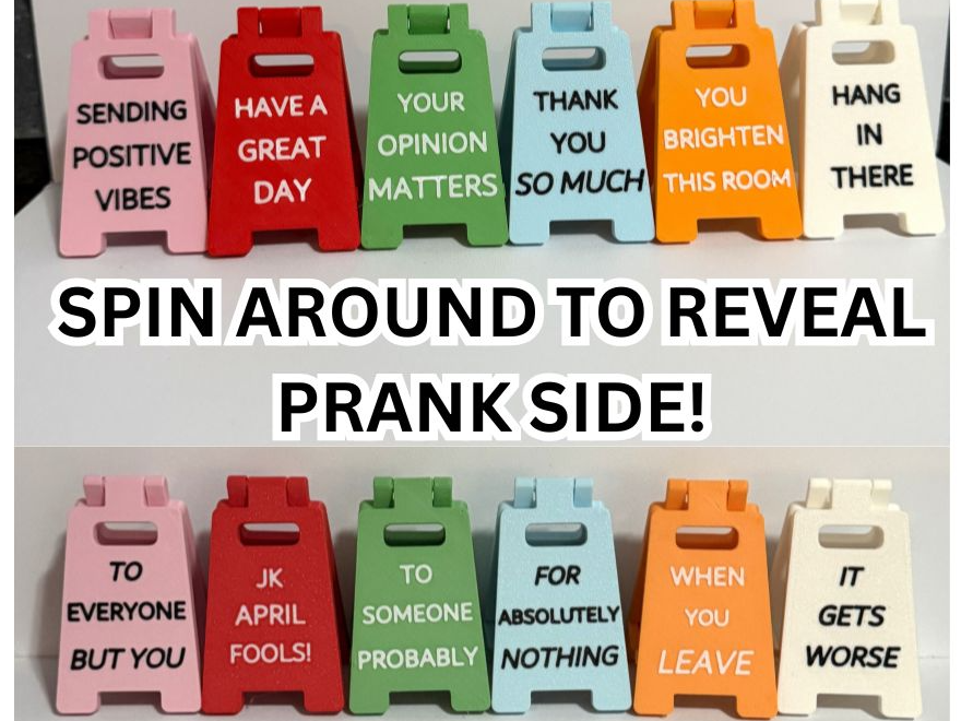 Mini Funny Signs –  Prank Your Friends!