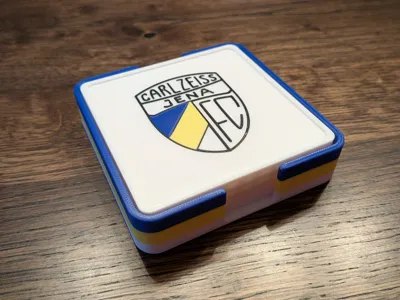 FC Carl Zeiss Jena Coaster Set with Box 