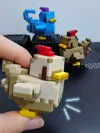 (No AMS!!!) Three multi-part solid color chicks
