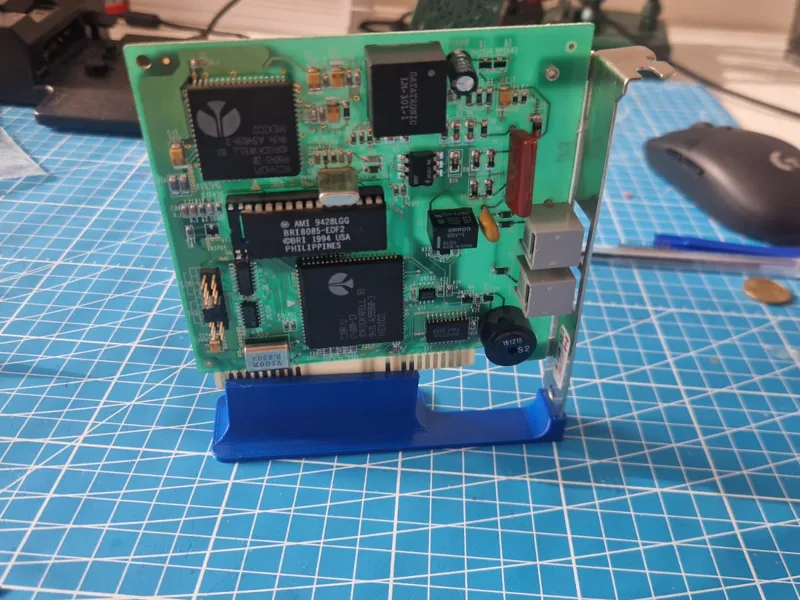 ISA card display stand