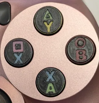 Playstation 4 Controller with Xbox Icons