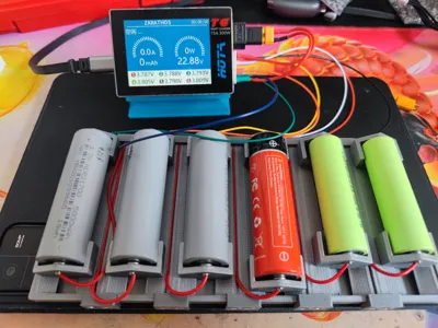 Sliding Battery Case for 21700, 18650, and other batteries (under 80mm in length)
