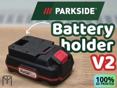 Parkside battery holder V2 | Battery adapter