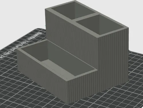 Modern Fluted Desk Organizer view 3