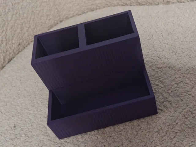 Modern Fluted Desk Organizer