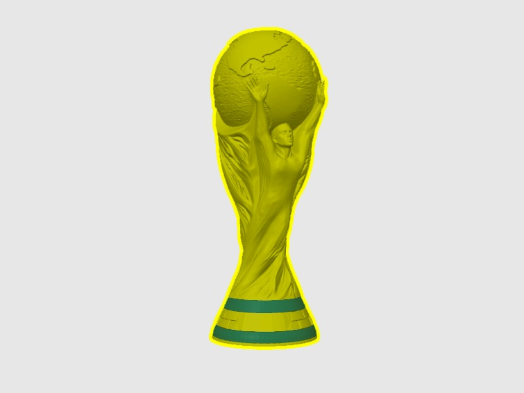 Blank FIFA World Cup Trophy (No text) no AMS