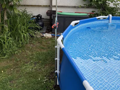 Attachment for Gardena Garden Shower Duo to Intex Pool