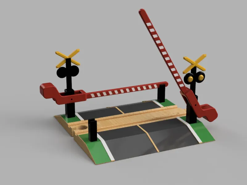 Paso a Nivel - Train Toy - Compatible Ikea/Brio