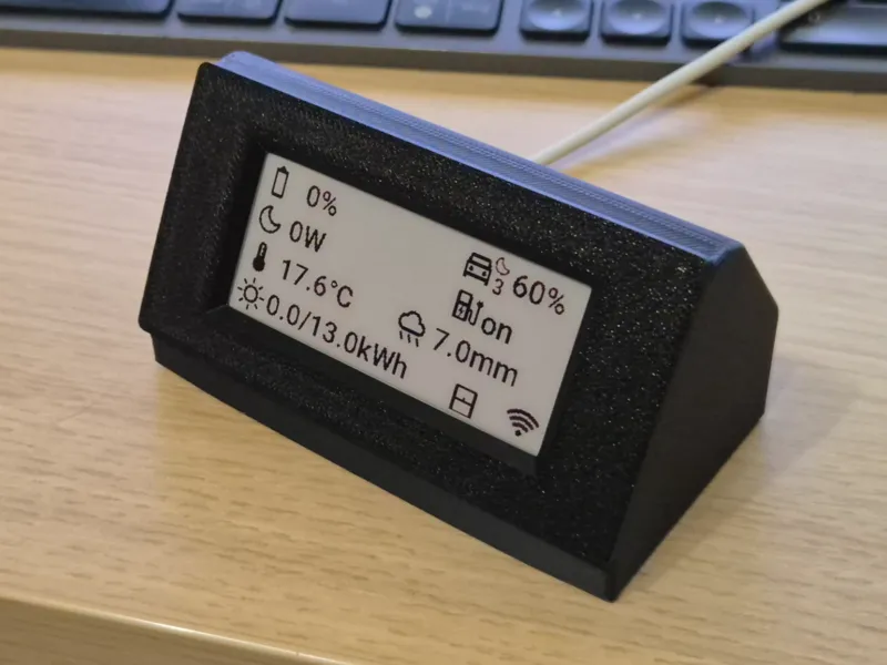 small Desk Stand for ePaper-Display